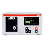 White ATEQ D620 testing device with control screen turned on
